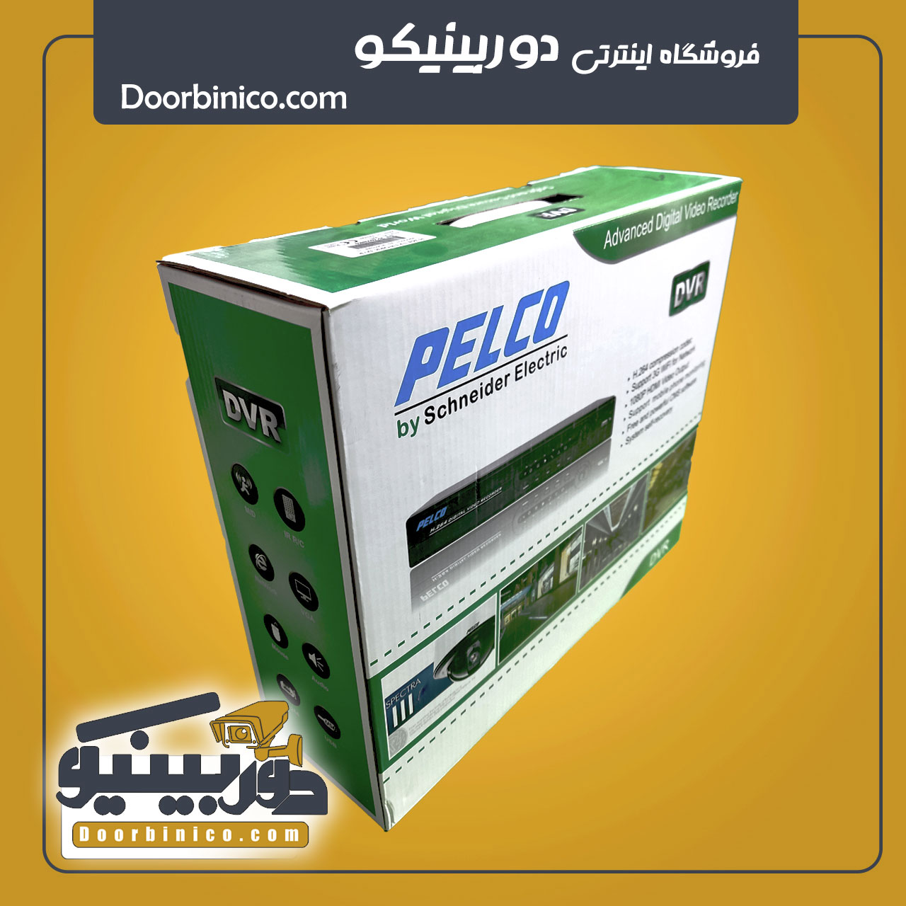 دستگاه ضبط دوربین مداربسته هشت کانال آنالوگ مدل dVR-2120